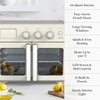 image:imageMartha Stewart French Door Air Fryer Toaster Oven Combo 34QT Countertop Convection 12in1 Bake Broil Roast Fits 12 PizzaDehydrate5 Accessories Air Fry Basket Stainless Steel Linen CreamLinen Cream